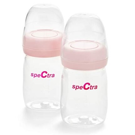 Spectra Wide Neck Baby Bottles, 2-Pack